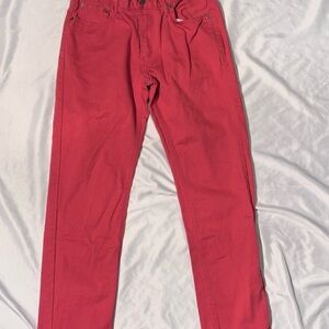 Levi's Faded Red Salmon Denim Jeans 30x30 541